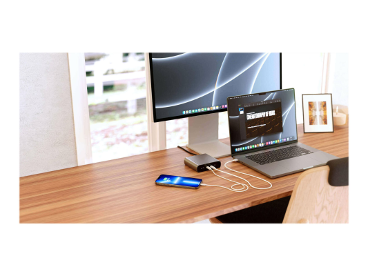 Hyper | HyperJuice 245W 4 USB-C PD Port GaN Charger, EU / UK Cord