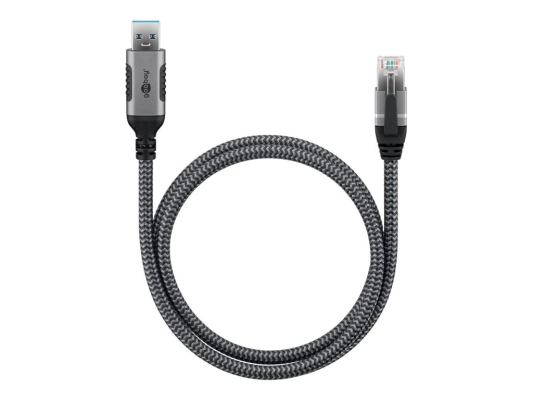 Goobay | USB-A 3.0 to RJ45 Ethernet Cable, 1 m | 70299