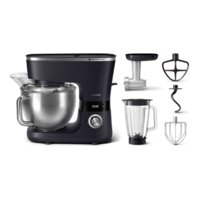 Philips Kitchen Machine with Mix | HR7962 / 21 7000 Series | 1000 W | Number of speeds 8 | Bowl capacity 5.5 L | Black