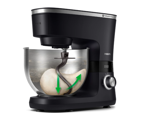 Philips Kitchen Machine with Mix | HR7962 / 21 7000 Series | 1000 W | Number of speeds 8 | Bowl capacity 5.5 L | Black