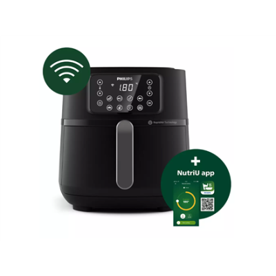 Philips XXL Airfryer | HD9285 / 90 | Power 2000 W | Capacity 7.2 L | Black / Dark silver