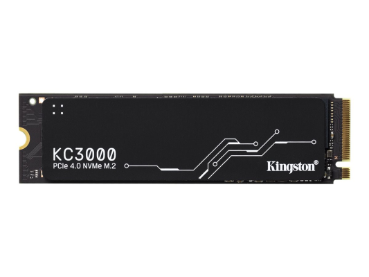 Kingston | SSD | KC3000 | 512 GB | SSD form factor M.2 2280 | Solid-state drive interface PCIe 4.0 NVMe M.2 | Read speed 3900 MB / s | Write speed 7000 MB / s
