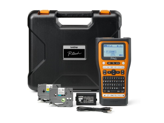 Brother PT-E560BTVP | Thermal | Label Printer | Maximum ISO A-series paper size Other | Orange / Black