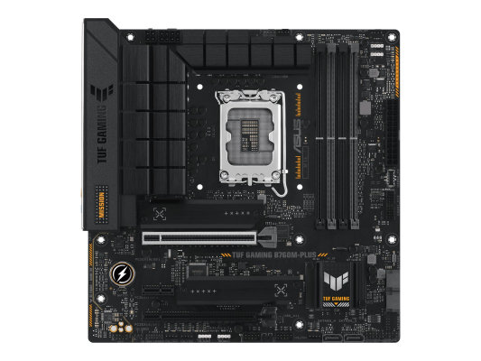 Asus | Processor family Intel B760 | Processor socket 1 x LGA1700 Socket | 4 DIMM slots - DDR5, non-ECC, on-die ECC, unbuffered | Supported hard disk drive interfaces SATA-600 (RAID), 2 x M.2 | Number of SATA connectors 4