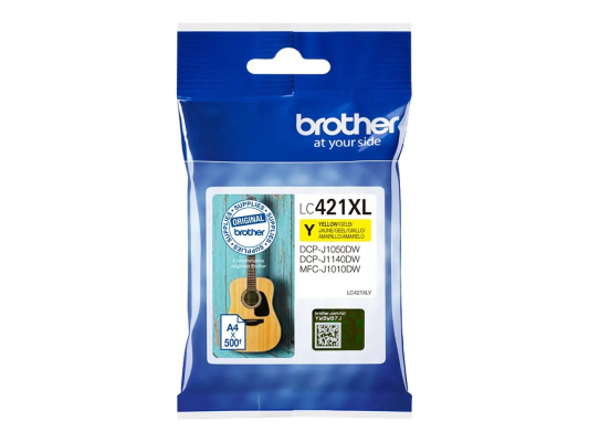 Brother LC421XLY | Ink Cartridge | Yellow