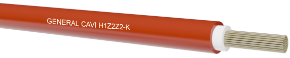 General Cavi | H1Z2Z2-K 1x4 Solar Cable, Red (500m)