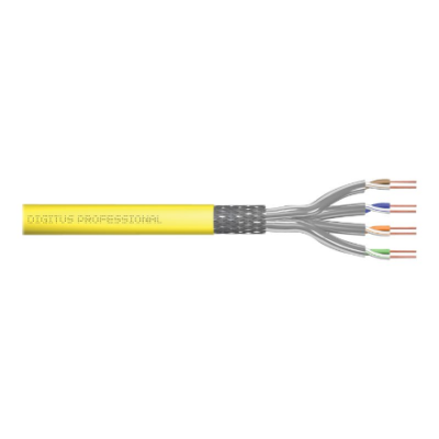 Digitus | Cat 7A class FA, S / FTP, Twisted Pair installation cable, simplex, 1500 MHz | DK-1744-A-VH-10-P
