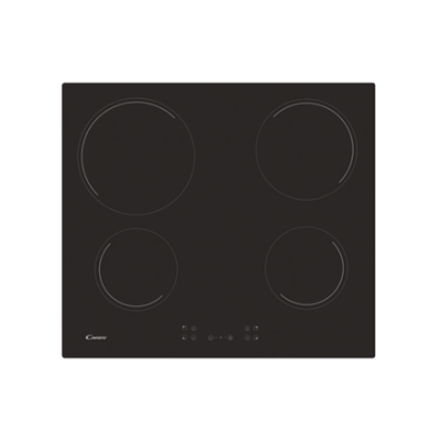 Candy | Hob | CH64CCB / 4U2 | Vitroceramic | Number of burners / cooking zones 4 | Touch | Black