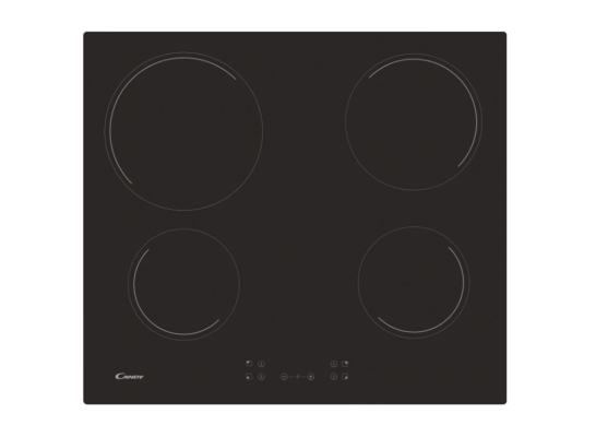 Candy | Hob | CH64CCB / 4U2 | Vitroceramic | Number of burners / cooking zones 4 | Touch | Black