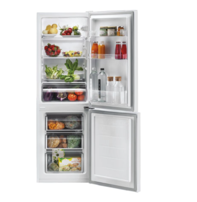 Candy | Refrigerator | CCG1L314EW | Energy efficiency class E | Free standing | Combi | Height 144 cm | Fridge net capacity 109 L | Freezer net capacity 48 L | 39 dB | White