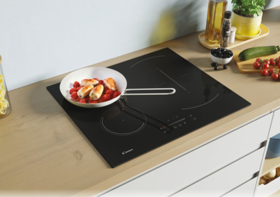 Candy | Hob | CTP643C / YEP | Induction | Number of burners / cooking zones 4 | Touch | Timer | Black