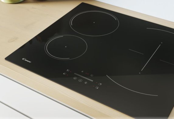 Candy | Hob | CTP643C / YEP | Induction | Number of burners / cooking zones 4 | Touch | Timer | Black