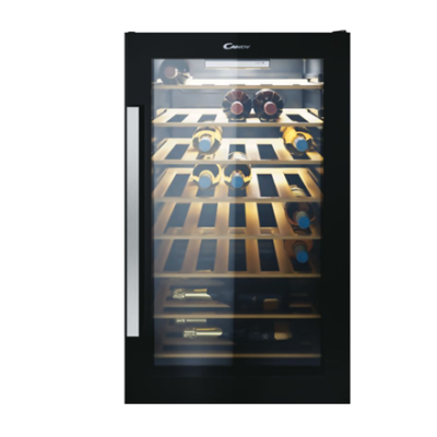 Candy | Wine Cooler | CWC 154 EEL / NF | Energy efficiency class G | Free standing | Bottles capacity 41 | Black