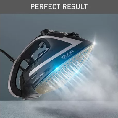 TEFAL | FV8062 Puregliss | Steam Iron | 3000 W | Water tank capacity 0.27 ml | Continuous steam 50 g / min | Steam boost performance 280 g / min | Black / Grey