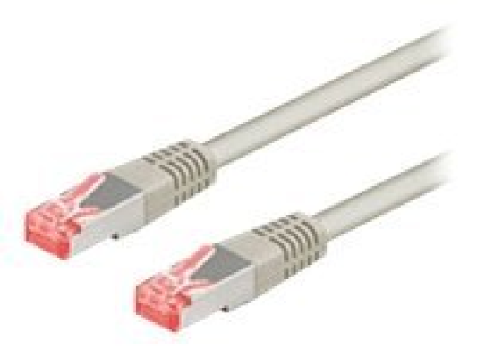 Patch Cable | 50889 CAT 6 S / FTP | PVC AWG 28 / 7 | Cable length: 5 m | Grey