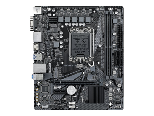 Gigabyte | H610M S2H V3 DDR4 G1.0 | Processor family Intel | Processor socket LGA1700 | DDR4 | Supported hard disk drive interfaces SATA, M.2 | Number of SATA connectors 4