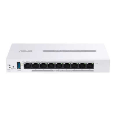 9-Port Gigabit PoE+ VPN Wired Router | EBG19P | 802.11ac | Ethernet LAN (RJ-45) ports 8 | Mesh Support Yes | MU-MiMO No | 5G | Antenna type Internal