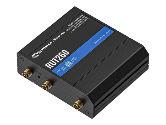 LTE Cat 6 Router | RUT260 | 802.11n | 10 / 100 Mbit / s | Ethernet LAN (RJ-45) ports 2 | Mesh Support No | MU-MiMO No | 4G