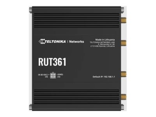 LTE CAT 6 Router | RUT361 | 802.11n | 10 / 100 Mbit / s | Ethernet LAN (RJ-45) ports 2 | Mesh Support No | MU-MiMO Yes | 4G