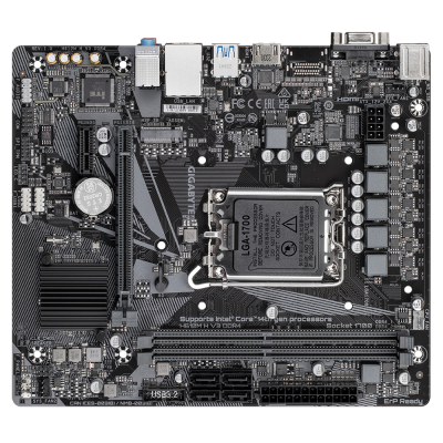 Gigabyte | H610M H V3 DDR4 | Processor family Intel | Processor socket LGA1700 | DDR4 DIMM | Supported hard disk drive interfaces M.2, SATA | Number of SATA connectors 4