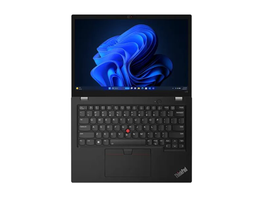 Lenovo ThinkPad L13 | Black | 13.3 " | IPS | WUXGA | 1920 x 1200 pixels | Anti-glare | Intel Core U5 | 125U | 16 GB | Soldered LPDDR5 | Solid-state drive capacity 512 GB | Intel Graphics | Windows 11 Pro | 802.11ax | Bluetoot
