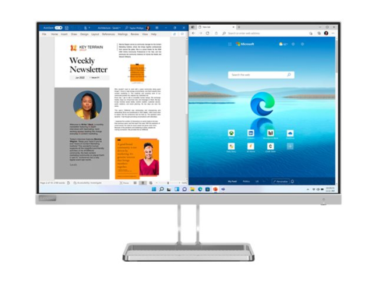 Lenovo | L27i-4A | 27 " | In-plane switching | 16:9 | 100 Hz | 1 ms | 1920 x 1080 pixels | 300 cd / m² | HDMI ports quantity 2 | Cloud Grey | Warranty 36 month(s)