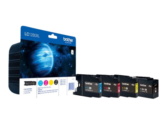 Brother Multipack | LC1280XL | Ink Cartridge | Magenta, Cyan, Yellow, Black