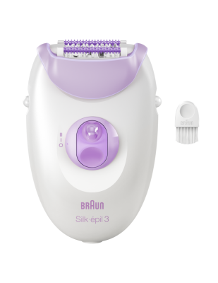 Braun Epilator | SE3-000 Silk épil 3 | Number of power levels 2 | White / Purple
