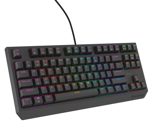 Genesis THOR 230 | Mechanical Gaming Keyboard | Wired | US | Black | USB Type-A | Outemu Red