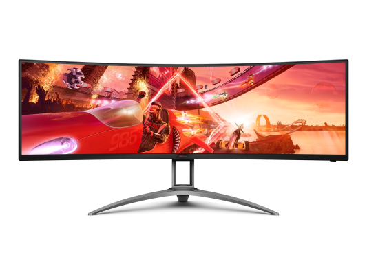 AOC | Gaming Monitor | AG493UCX2 | 49 " | VA | DQHD | 32:9 | 165 Hz | 1 ms | 5120 x 1440 pixels | 550 cd / m² | HDMI ports quantity 3 | Black | Warranty 36 month(s)