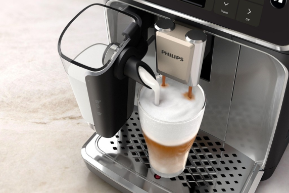 Philips EP4443 / 70 Fully Automatic Espresso Machine, 12 bar, 1500 W, White / Black | Philips