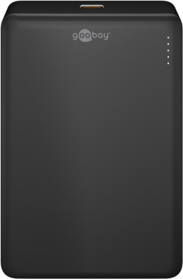 Goobay Magnetic Wireless Power Bank | 70183 | 10000 mAh | USB-C | Black
