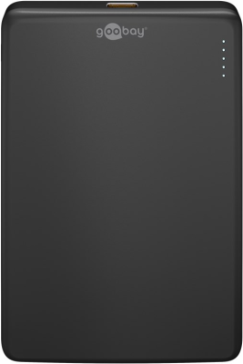 Goobay Magnetic Wireless Power Bank | 70182 | 5000 mAh | USB-C | Black