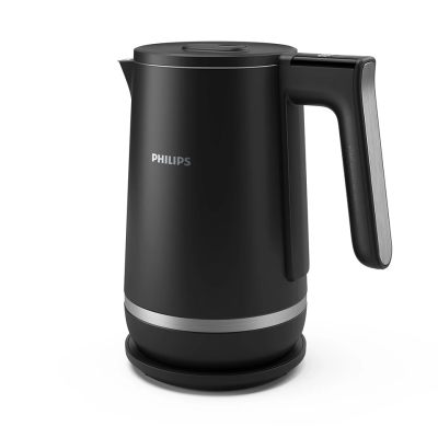Philips | Double-walled Kettle | HD9396 / 90 7000 series | Electric | 2200 W | 1.7 L | Metal | 360° rotational base | Black
