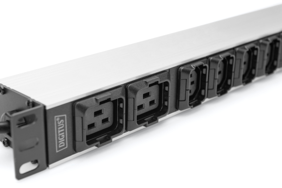 Digitus Socket Strip with Aluminum Profile, 10-way, IEC C20 plug | DN-95427 | Sockets quantity 7