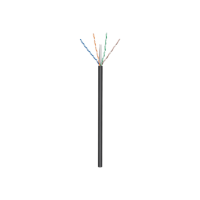 Goobay Outdoor Network Cable | CAT 6 U / UTP | AWG 24 / 1 | Cable length: 100 m | Black