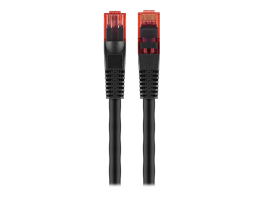 Goobay Outdoor Patch Cable | 55432 6 / 6A U / UTP | AWG 24 / 1 | Cable length: 10 m | Black