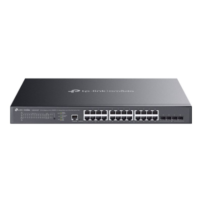 TP-LINK Switch | SG3428XMPP Omada | Managed L2 | Rackmountable | Gigabit Ethernet (copper) ports quantity 24 | SFP+ ports quantity 4 | PoE+ ports quantity 16 & 8x PoE++