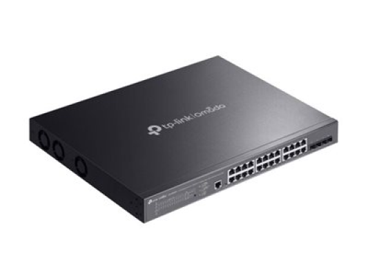 TP-LINK Switch | SG3428XMPP Omada | Managed L2 | Rackmountable | Gigabit Ethernet (copper) ports quantity 24 | SFP+ ports quantity 4 | PoE+ ports quantity 16 & 8x PoE++