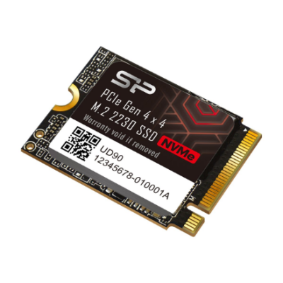 Silicon Power SSD | UD90 2230 | 1000 GB | Solid-state drive interface PCIe Gen 4x4 | Read speed 4900 MB / s | Write speed 3200 MB / s