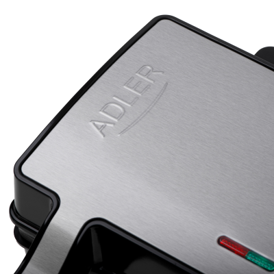 Adler Sandwich maker 2 in 1 | AD 3073 | 1000 W | Number of plates 2 | Stainless Steel / Black