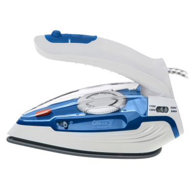 Camry CR 5040 | Steam travel iron | 1600 W | Water tank capacity 80 ml | Continuous steam 10 g / min | Steam boost performance 50 g / min | Blue / White
