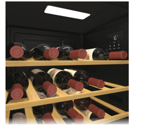 Candy | Wine Cooler | 438063 | Energy efficiency class G | Free standing | Bottles capacity 34 | Black