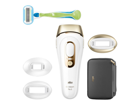 Braun PL5242 Silk-expert Pro 5 IPL Epilator, White / Gold | Braun