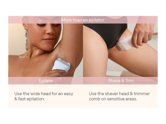 Braun Epilator | SE7-041 Silk épil 7 | Number of power levels 2 | Wet & Dry | White / Silver