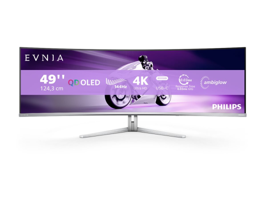 Philips | 49M2C8900L / 00 | 49 " | OLED | 32:9 | 144 Hz | 0.03 ms | 5120 x 1440 pixels | HDMI ports quantity 2 | Warranty 24 month(s)