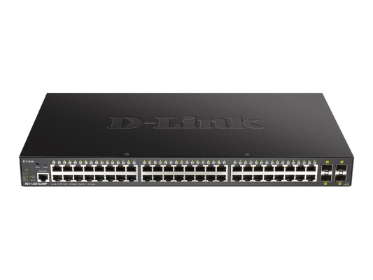 D-Link 52-Port 10-Gigabit Smart Managed PoE Switch | DGS-1250-52XMP / E | Managed