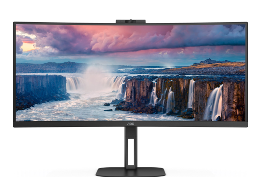 AOC | CU34V5CW / BK | 34 " | VA | 21:9 | 100 Hz | 4 ms | 3440 x 1440 pixels | HDMI ports quantity 1