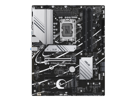 Asus PRIME H770-PLUS | Processor family Intel | Processor socket LGA1700 | DDR5 DIMM | Supported hard disk drive interfaces SATA, M.2 | Number of SATA connectors 4