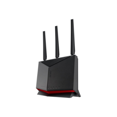 Wireless Wifi 7 Dual Band Gigabit Router | RT-BE86U | 802.11be | 6800 Mbit / s | Ethernet LAN (RJ-45) ports 5 | Mesh Support Yes | MU-MiMO No | 4G / 5G | Antenna type External / Internal | 2